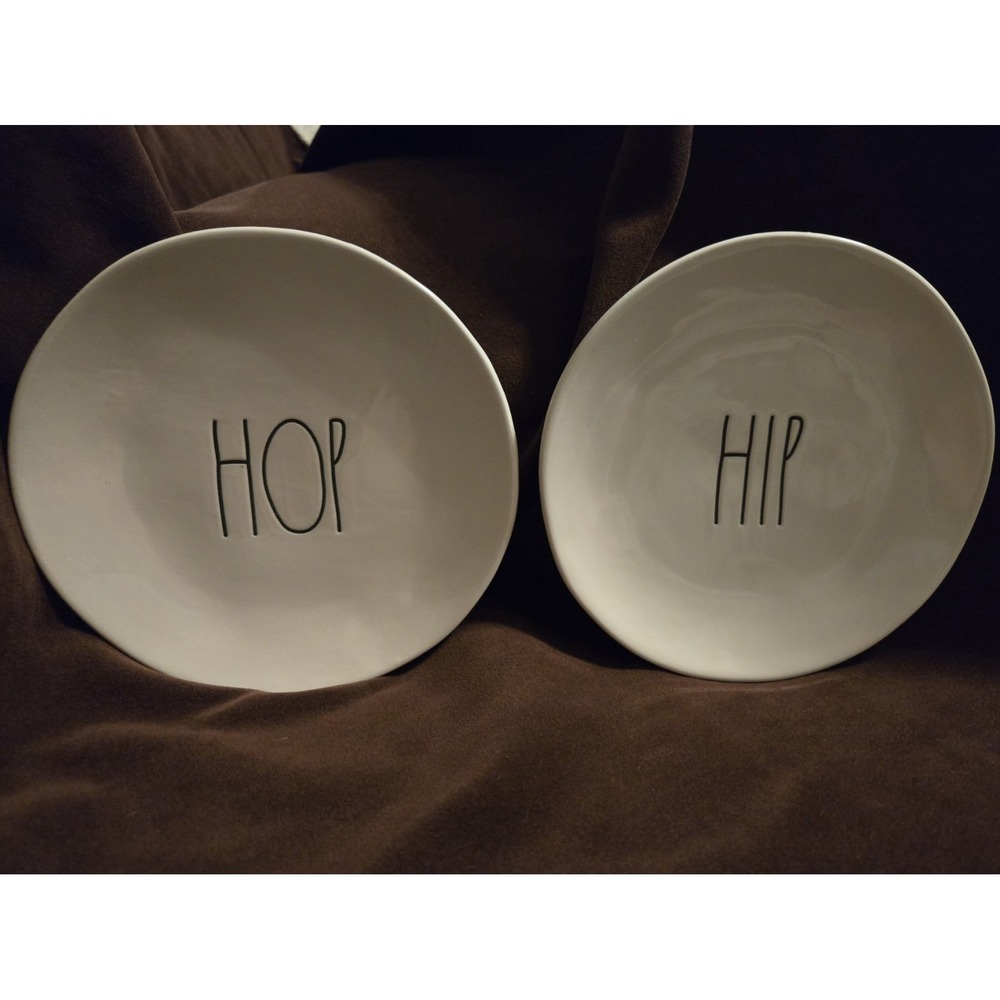 Pair Of Rae Dunn Appetizer Plates. 6"